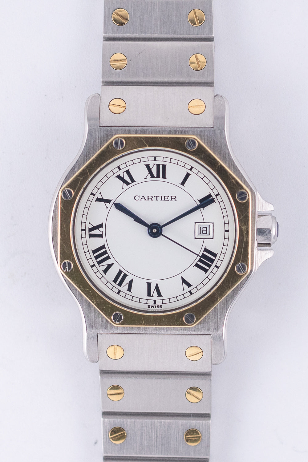 CARTIER LM SANTOS OCTAGON Ref.2966 Automatic