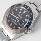 ROLEX GMT-MASTER Ref.1675 matte MK1 Fat font insert