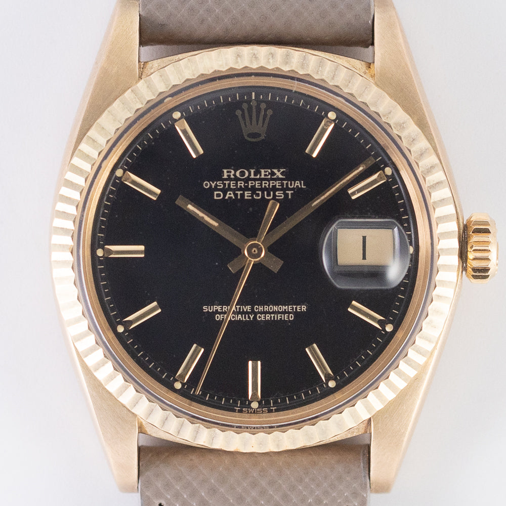 ROLEX DATEJUST Ref.1601 18K Yellow Gold