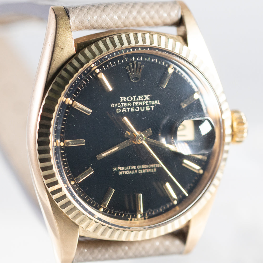 ROLEX DATEJUST Ref.1601 18K Yellow Gold