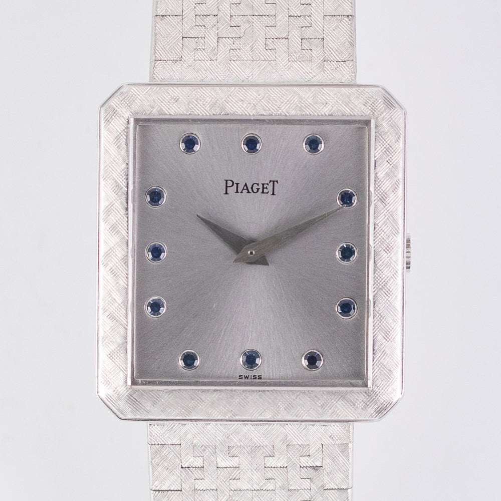 PIAGET REF.91542 A3N Tank Blue Sapphire Markers with BOX