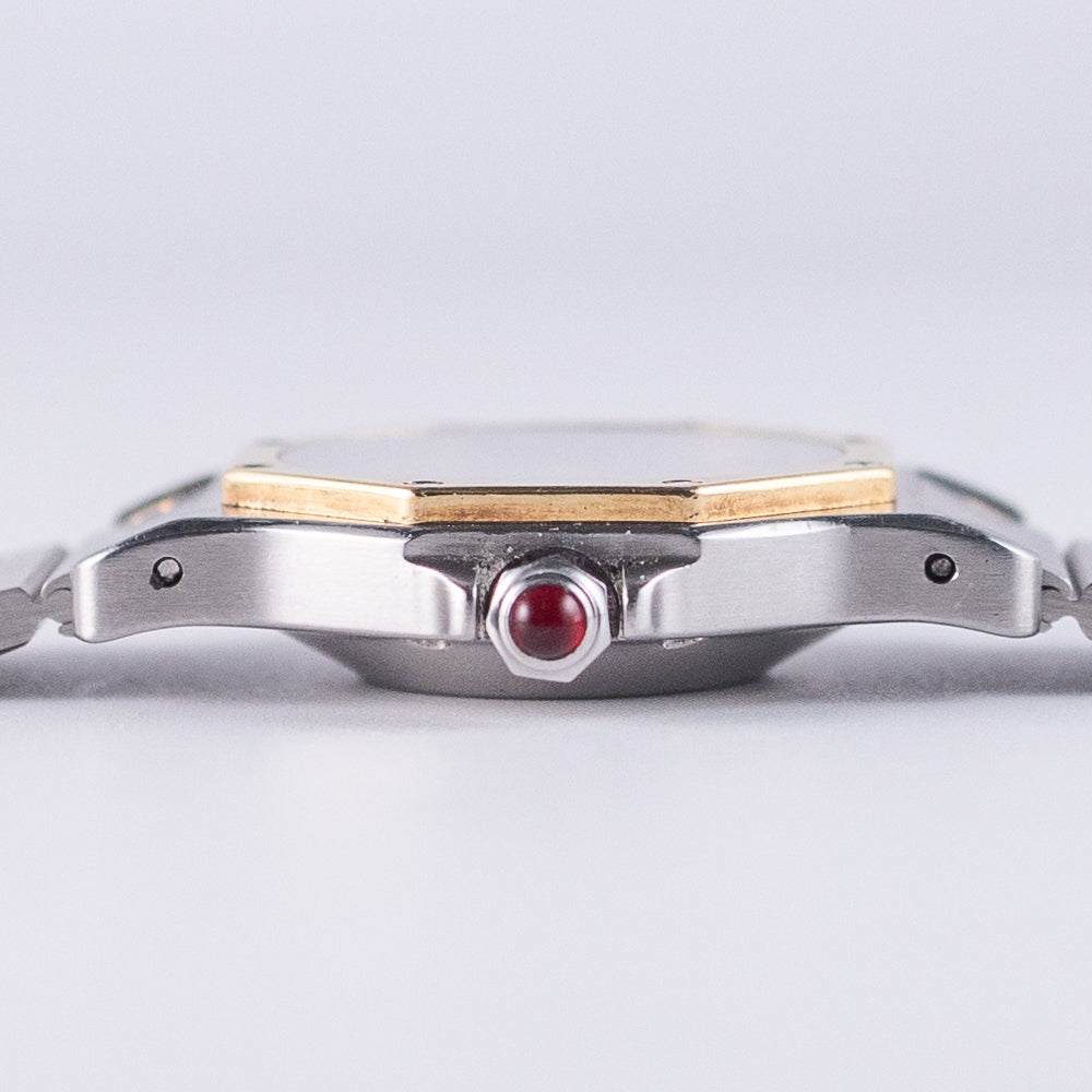 CARTIER LM SANTOS OCTAGON REF.2966 Burgundy