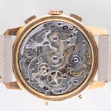 RECORD Valjoux 88 Triple Calendar Moon Phase Chronograph in 18K Rose Gold