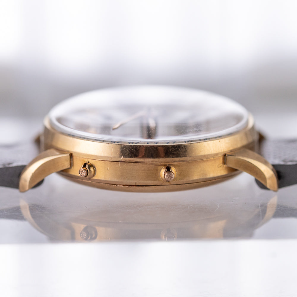 RECORD Valjoux 88 Triple Calendar Moon Phase Chronograph in 18K Rose Gold