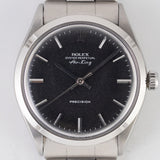 ROLEX Air-King Ref.5500 Black Matte No Luminous