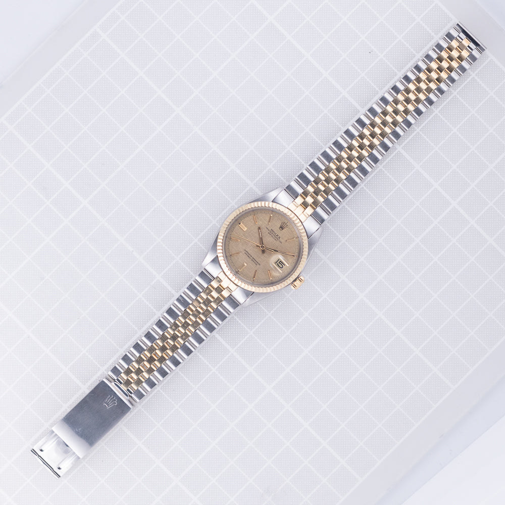 ROLEX DATEJUST Ref.1601 Linen