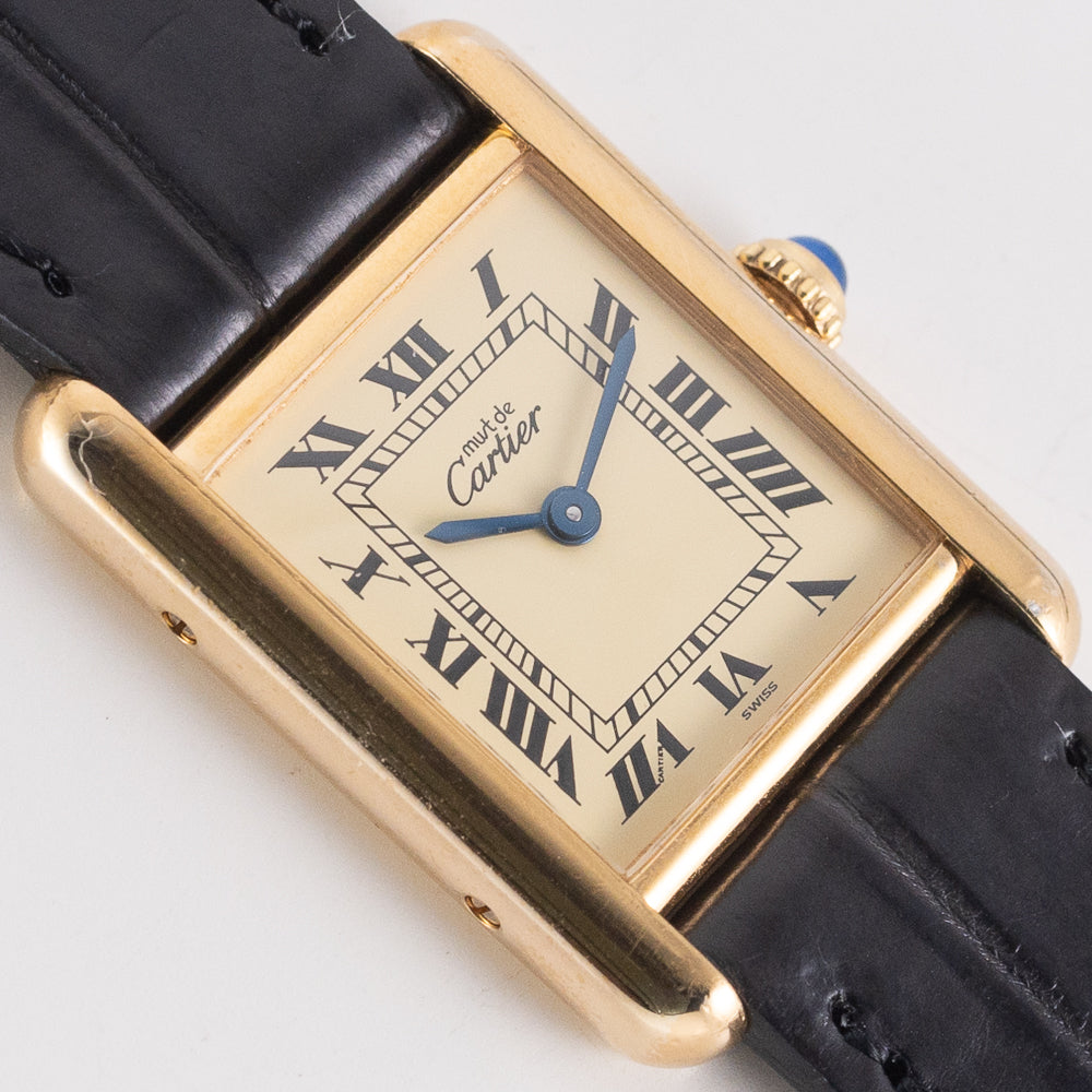 CARTIER SM MUST DE TANK REF.5057001 with Box