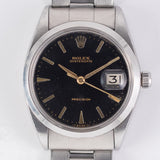 ROLEX OYSTERDATE Re.6694 Black Gilt Dial