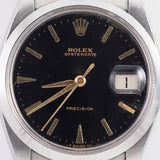 ROLEX OYSTERDATE Re.6694 Black Gilt Dial