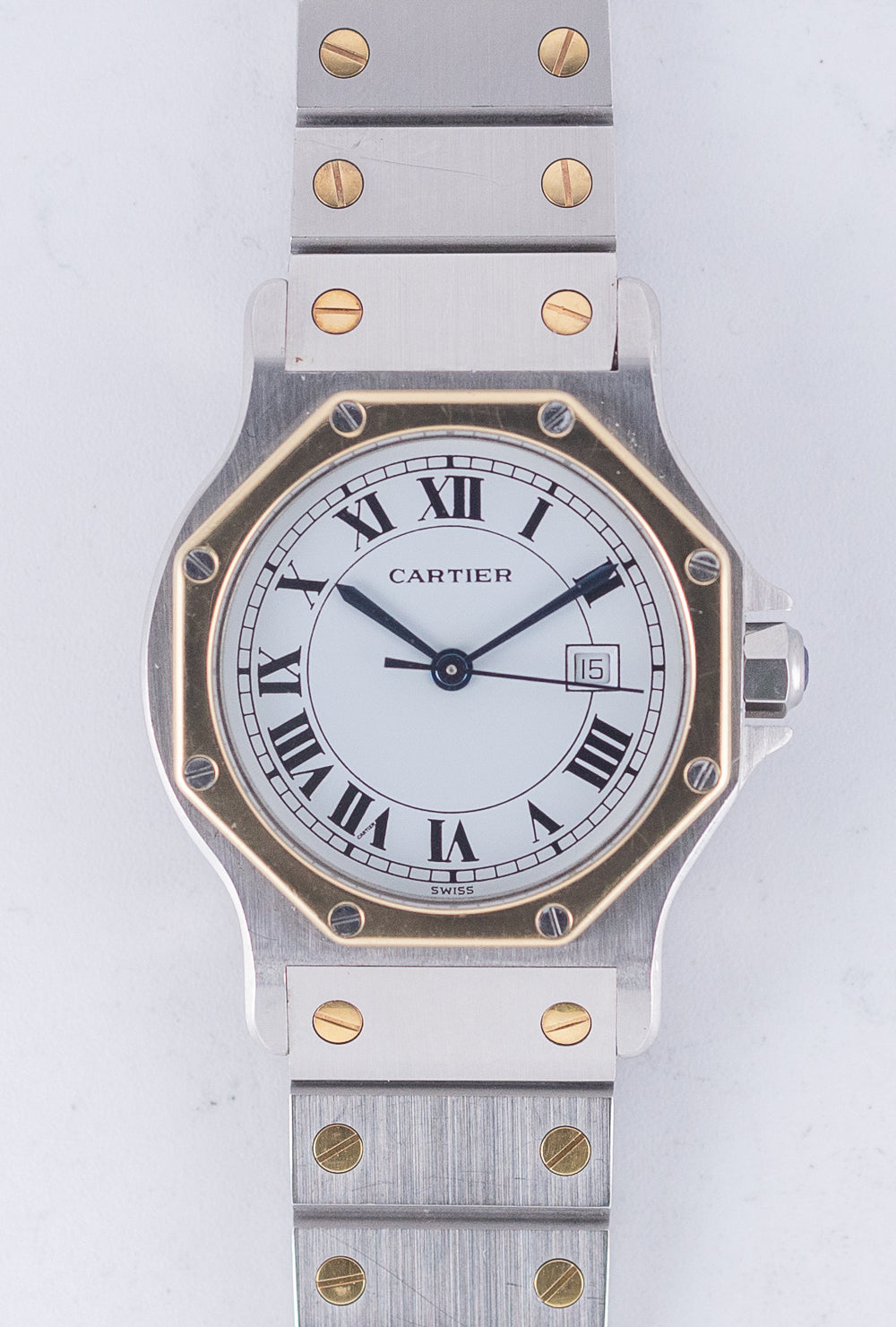 CARTIER LM SANTOS OCTAGON Automatic Ref.2966 Warranty Papers