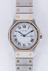 CARTIER LM SANTOS OCTAGON Automatic Ref.2966 Warranty Papers
