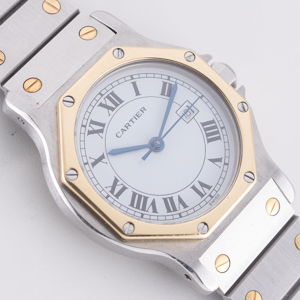 CARTIER LM SANTOS OCTAGON Automatic Ref.2966 Warranty Papers