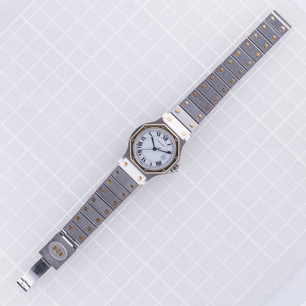 CARTIER LM SANTOS OCTAGON Automatic Ref.2966 Warranty Papers