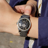 OMEGA Constellation Ref.168.005 DOG LEG PIE PAN BLACK GILT DIAL