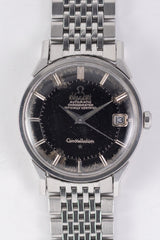 OMEGA Constellation Ref.168.005 DOG LEG PIE PAN BLACK GILT DIAL