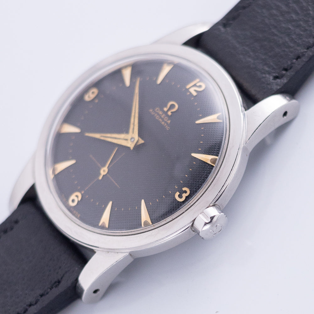 OMEGA Ref.2493-7 Jumbo Seamaster Black Guilloche Bumper