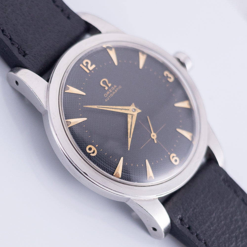 OMEGA Ref.2493-7 Jumbo Seamaster Black Guilloche Bumper