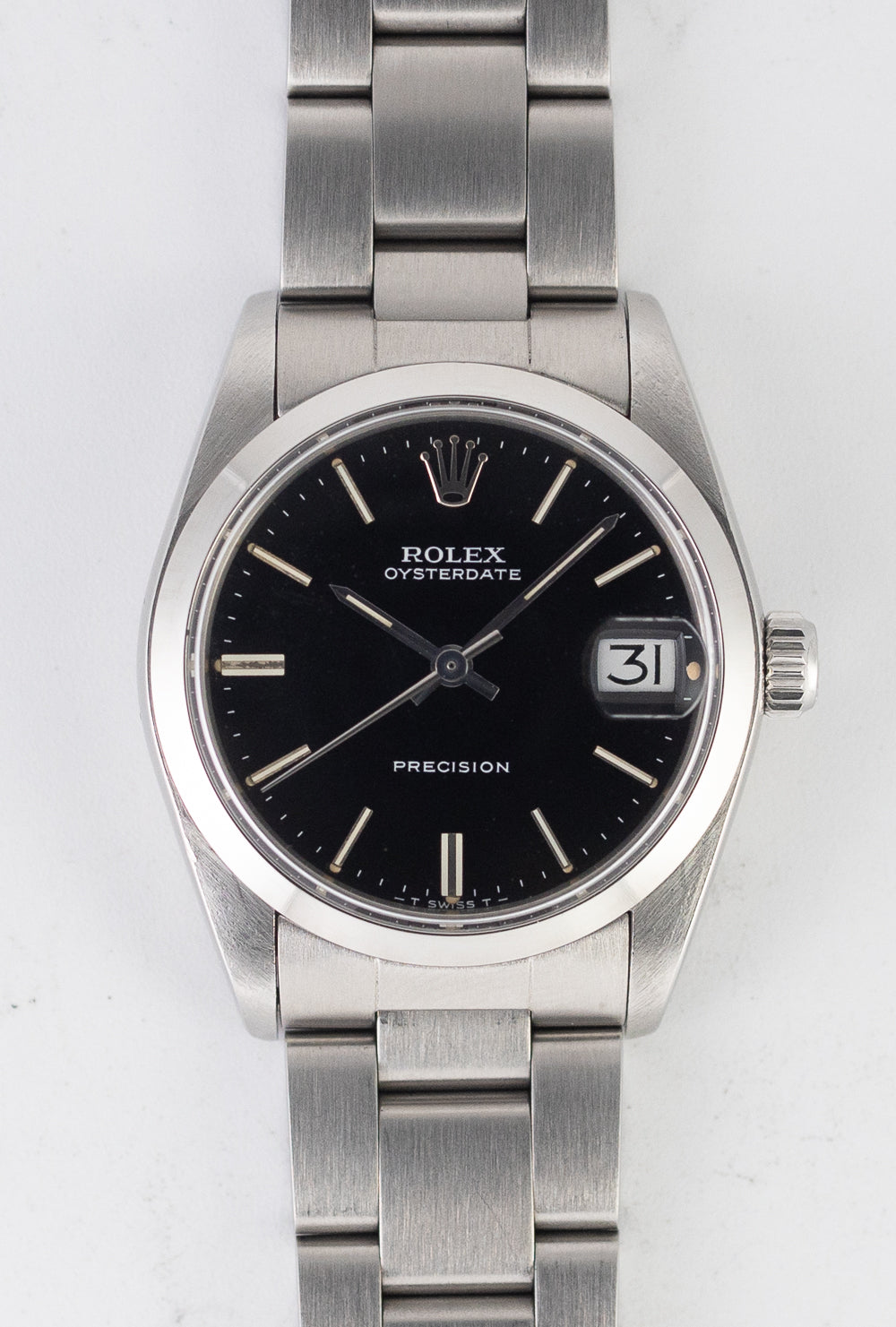 ROLEX OYSTERDATE Ref.6466 Black Mirror Dial