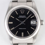 ROLEX OYSTERDATE Ref.6466 Black Mirror Dial