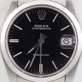 ROLEX OYSTERDATE Ref.6466 Black Mirror Dial