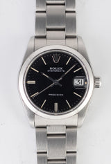 ROLEX OYSTERDATE Ref.6466 Black Mirror Dial