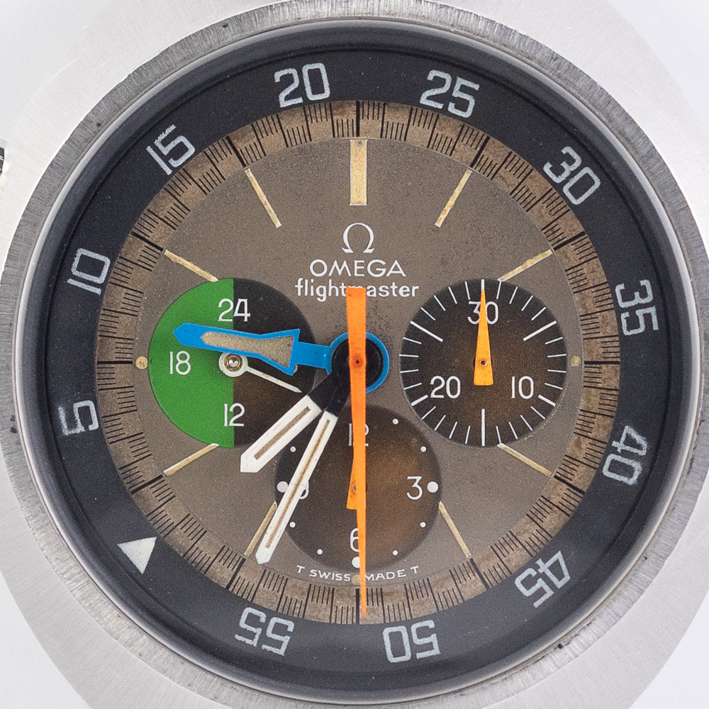 OMEGA Flightmaster No Dots but with dots Ref.145.013