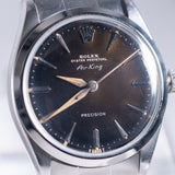 ROLEX Air-king Ref.5500 Tropical Hand With 6635 Elastic Bracelet