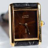 CARTIER LM MUST DE TANK Tortoiseshell Non crack