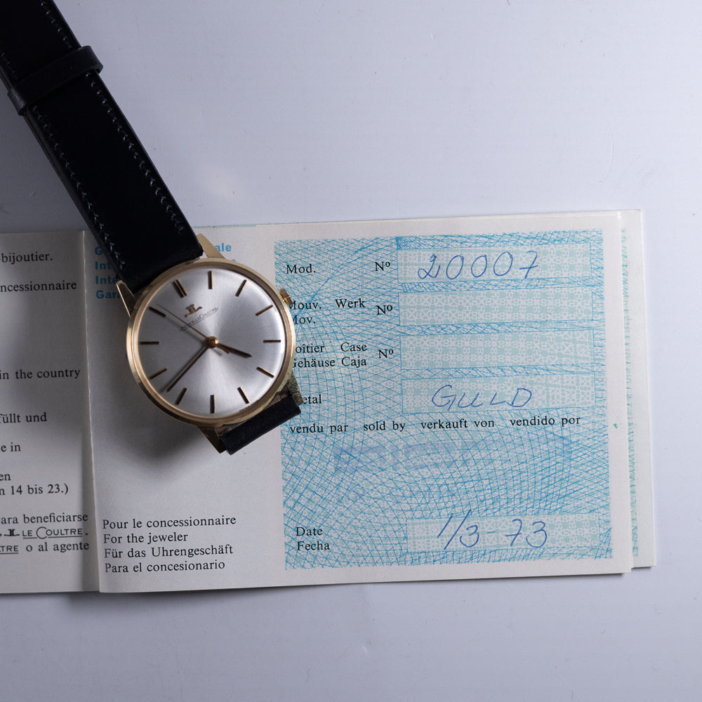 JAEGER LECOULTRE Ref.20007 Ultra Thin 18K Yellow Gold with BOX
