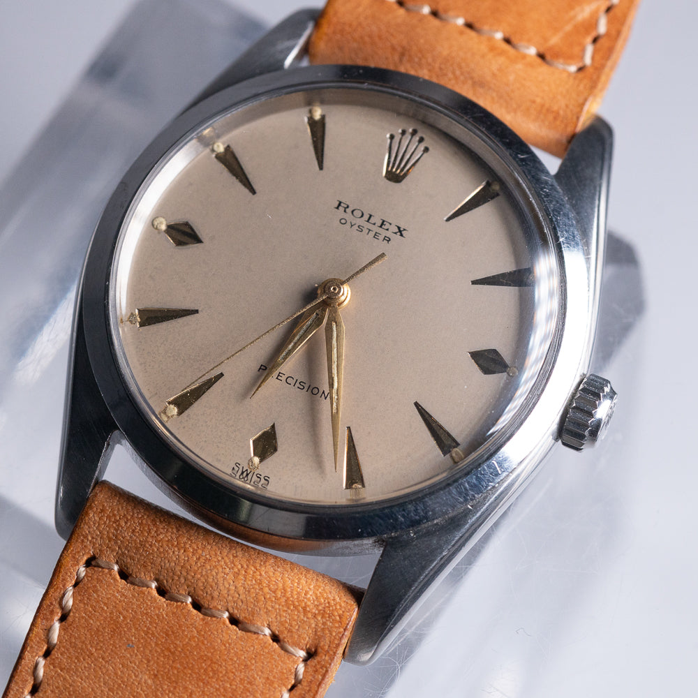 ROLEX BIG OYSTER Ref.6424 Debossed Long Coronet