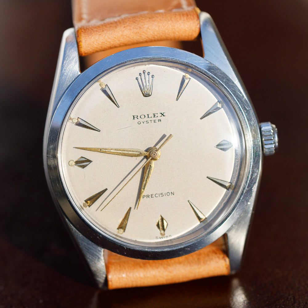 ROLEX BIG OYSTER Ref.6424 Debossed Long Coronet