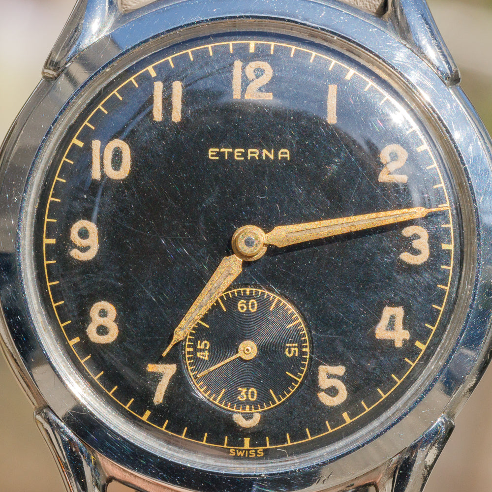 ETERNA Cal.1137T Black Gilt Dial