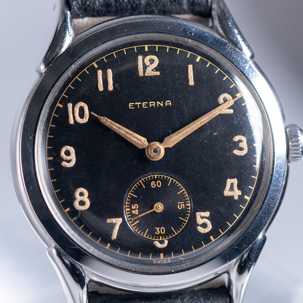 ETERNA Cal.1137T Black Gilt Dial