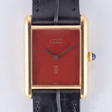 CARTIER LM MUST DE TANK RED