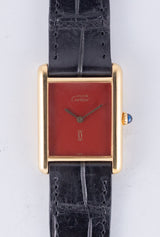 CARTIER LM MUST DE TANK RED