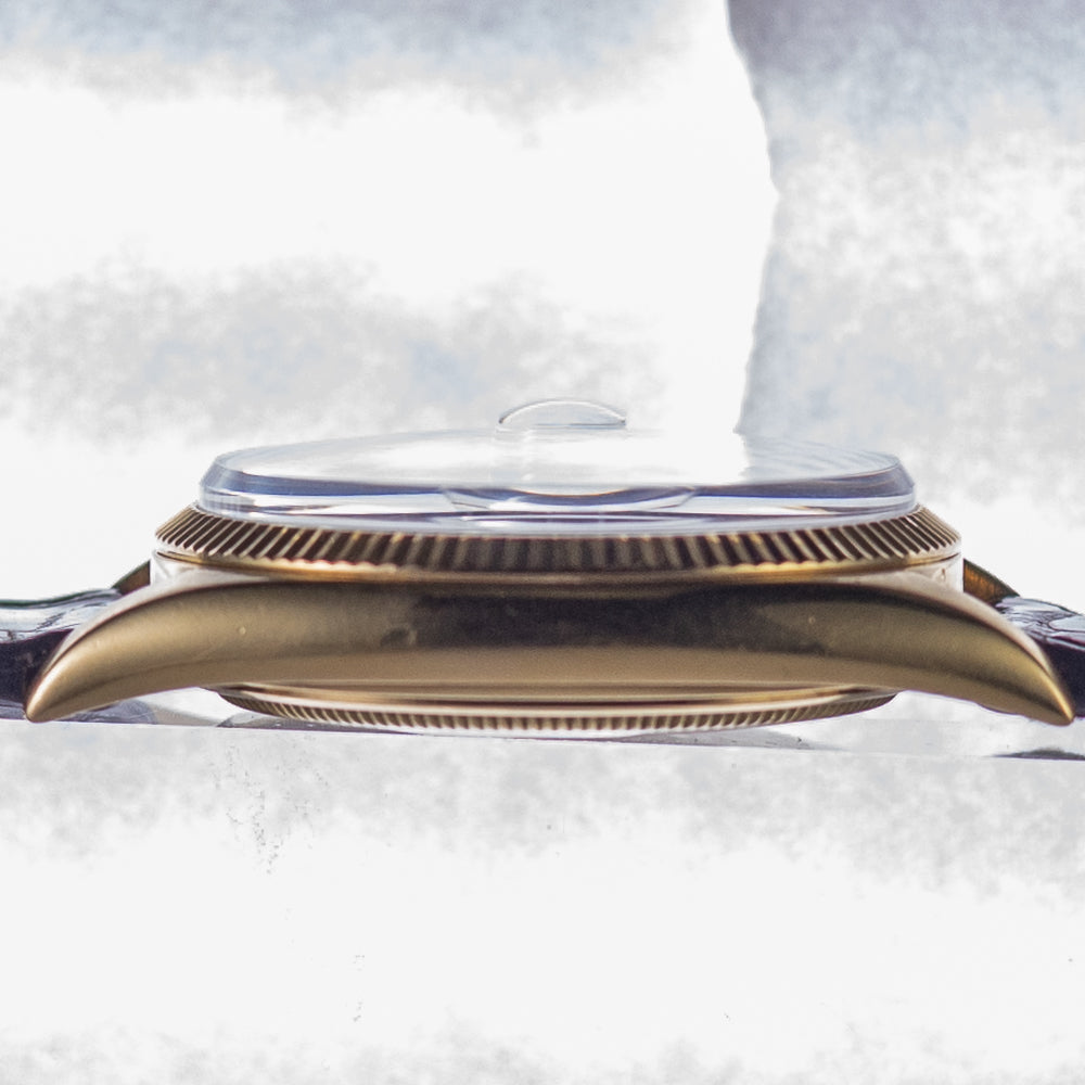 ROLEX DATEJUST Ultra rare Minute Line with a mirror finish Ref.1601 w.Chronometer Certificate