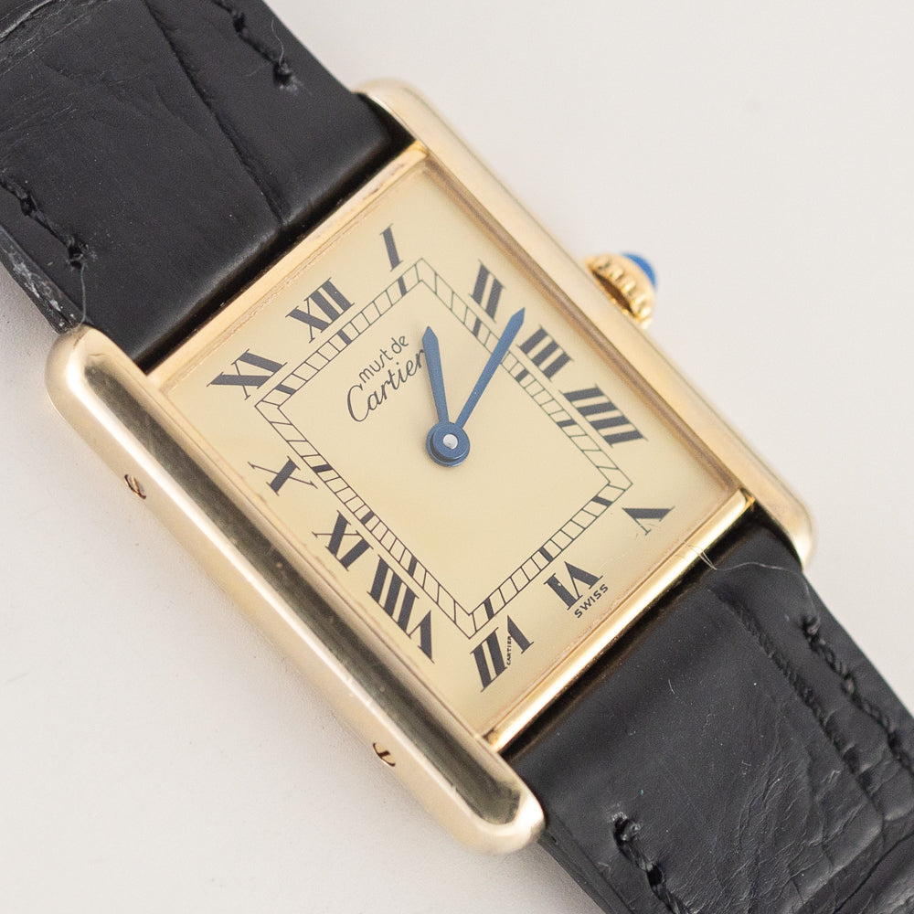 CARTIER LM MUST DE TANK REF.590005 WITH PAPER