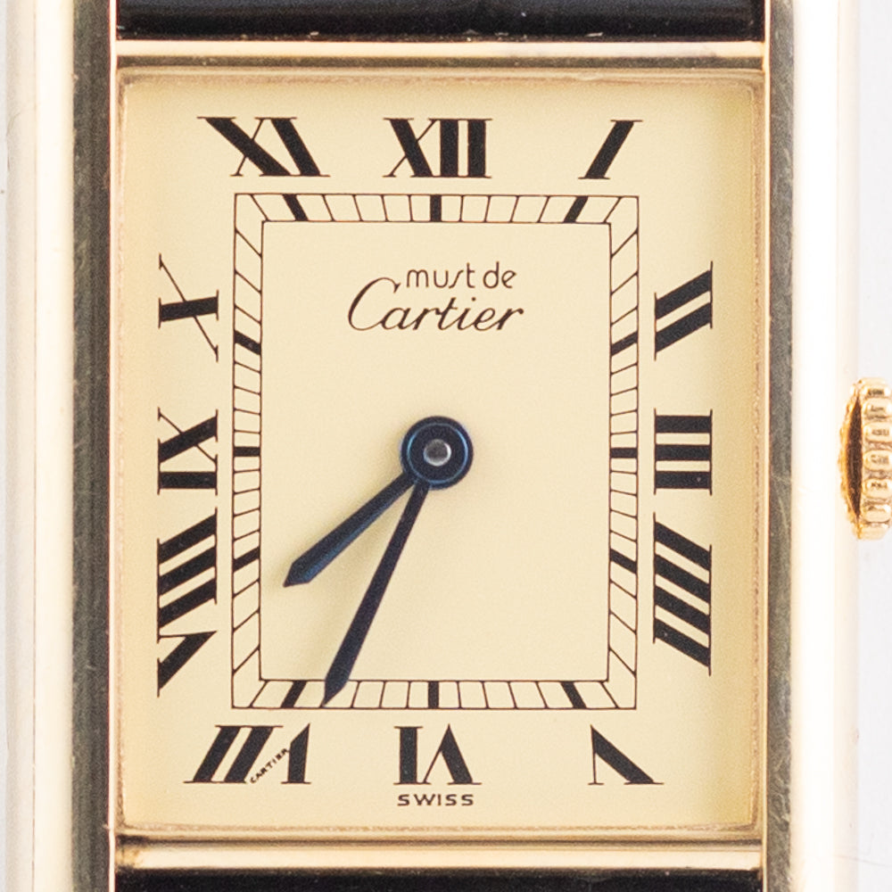 CARTIER LM MUST DE TANK REF.590005 WITH PAPER