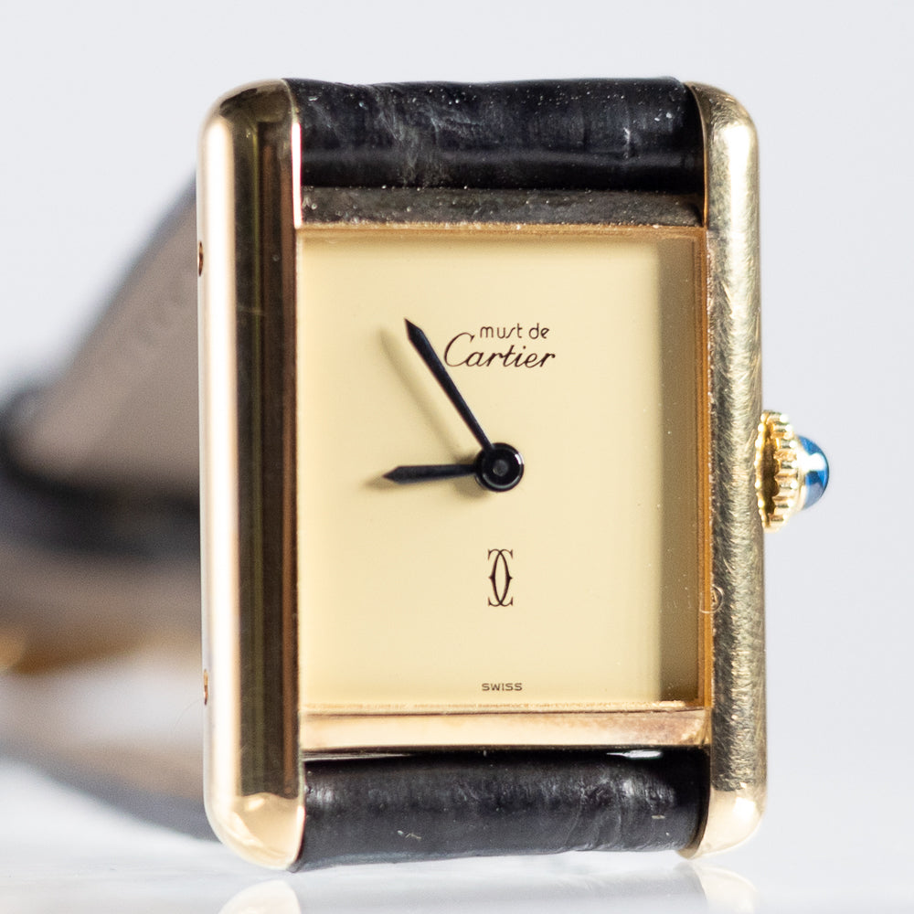 CARTIER SM Must de tank Cal.78-1 BOX and Warranty Card
