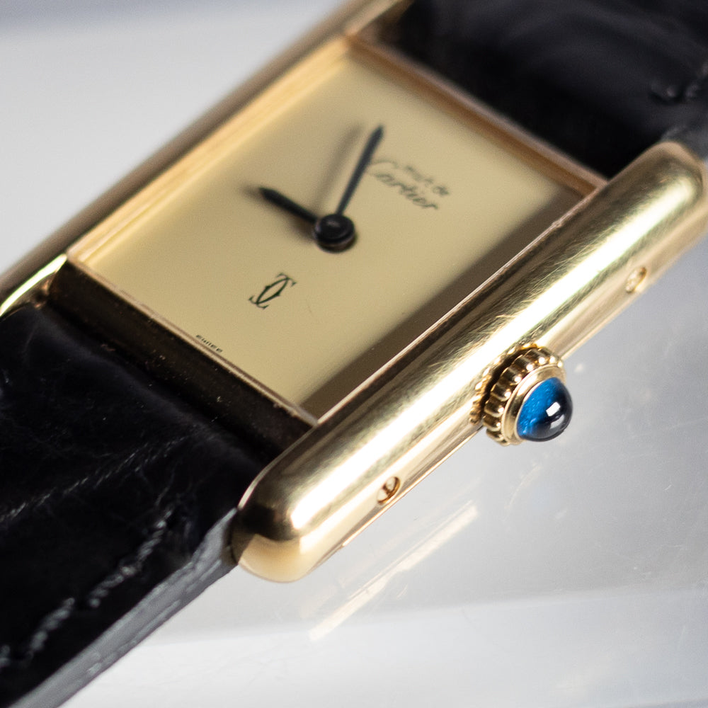 CARTIER SM Must de tank Cal.78-1 BOX and Warranty Card