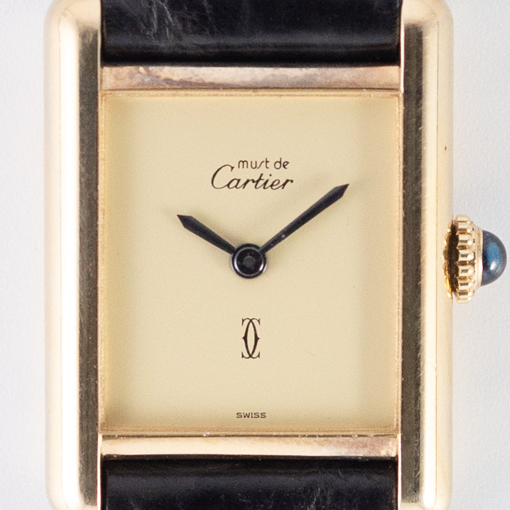 CARTIER SM Must de tank Cal.78-1 BOX and Warranty Card