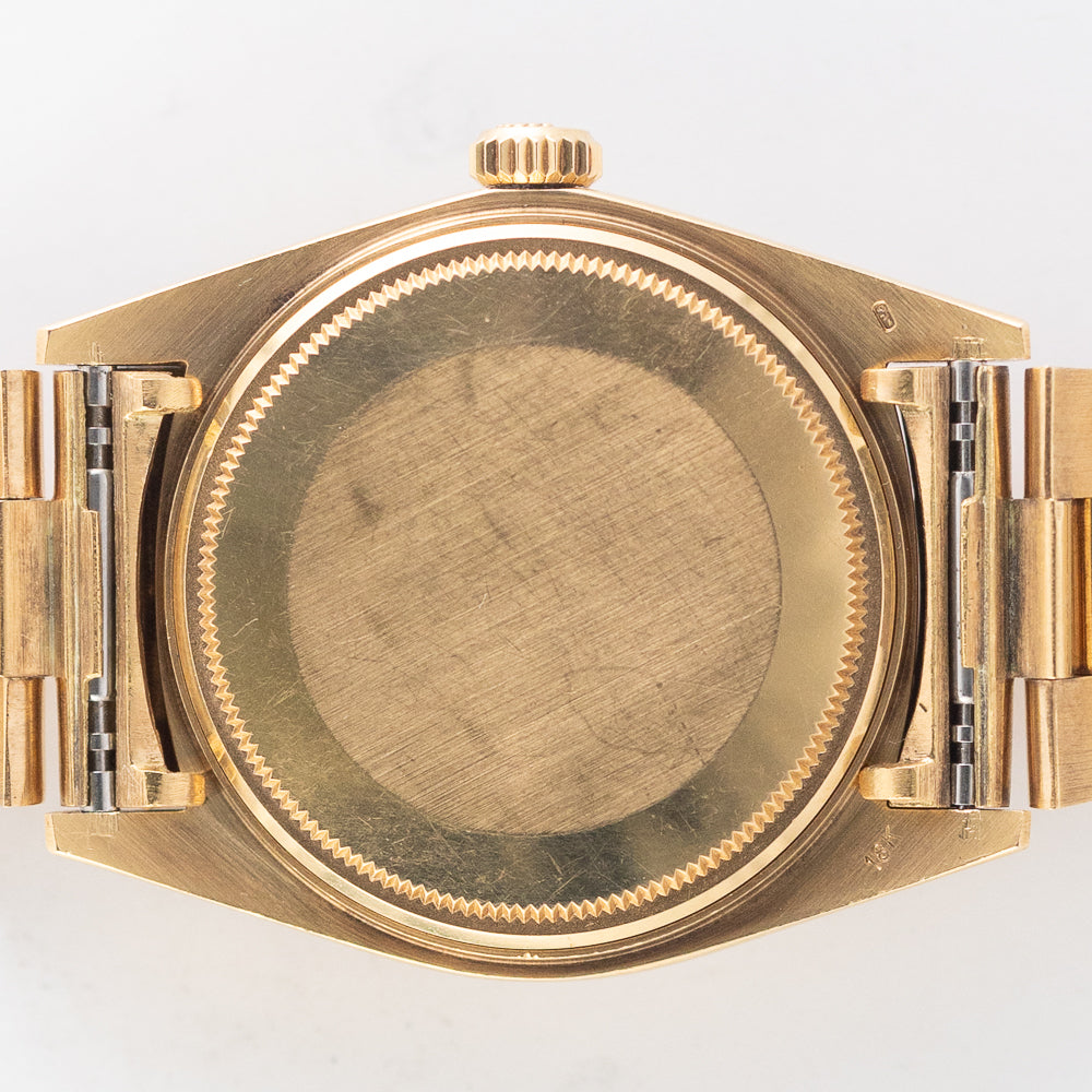 ROLEX DAY-DATE Ref.1803 Linen with BOX and Double Warranty Papers