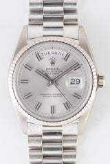 ROLEX DAY-DATE Ref.1803 Wide Boy 18k white gold NO LUMINOUS