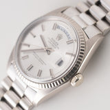 ROLEX DAY-DATE Ref.1803 Wide Boy 18k white gold NO LUMINOUS
