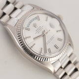 ROLEX DAY-DATE Ref.1803 Wide Boy 18k white gold NO LUMINOUS