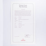 OMEGA Seamaster 300 the twisted-lug Ref.165.024-63 Extract from the Archives