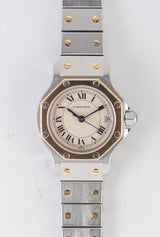 CARTIER SM SANTOS OCTAGON Ref.187903 with BOX