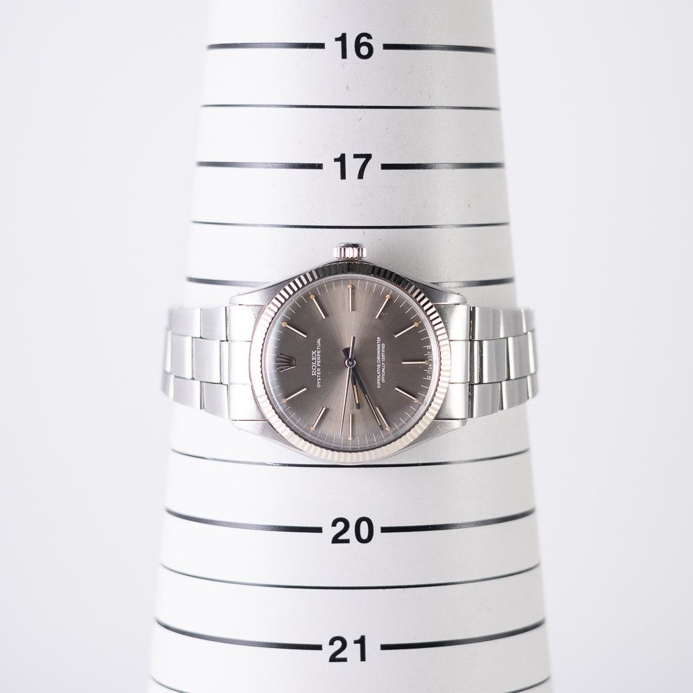 ROLEX OYSTER PERPETUAL London Sky SIGMA DIAL Ref.1005 BOX Warranty Paper