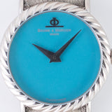 BAUME & MERCIER 18K White Gold Turquoise - Like