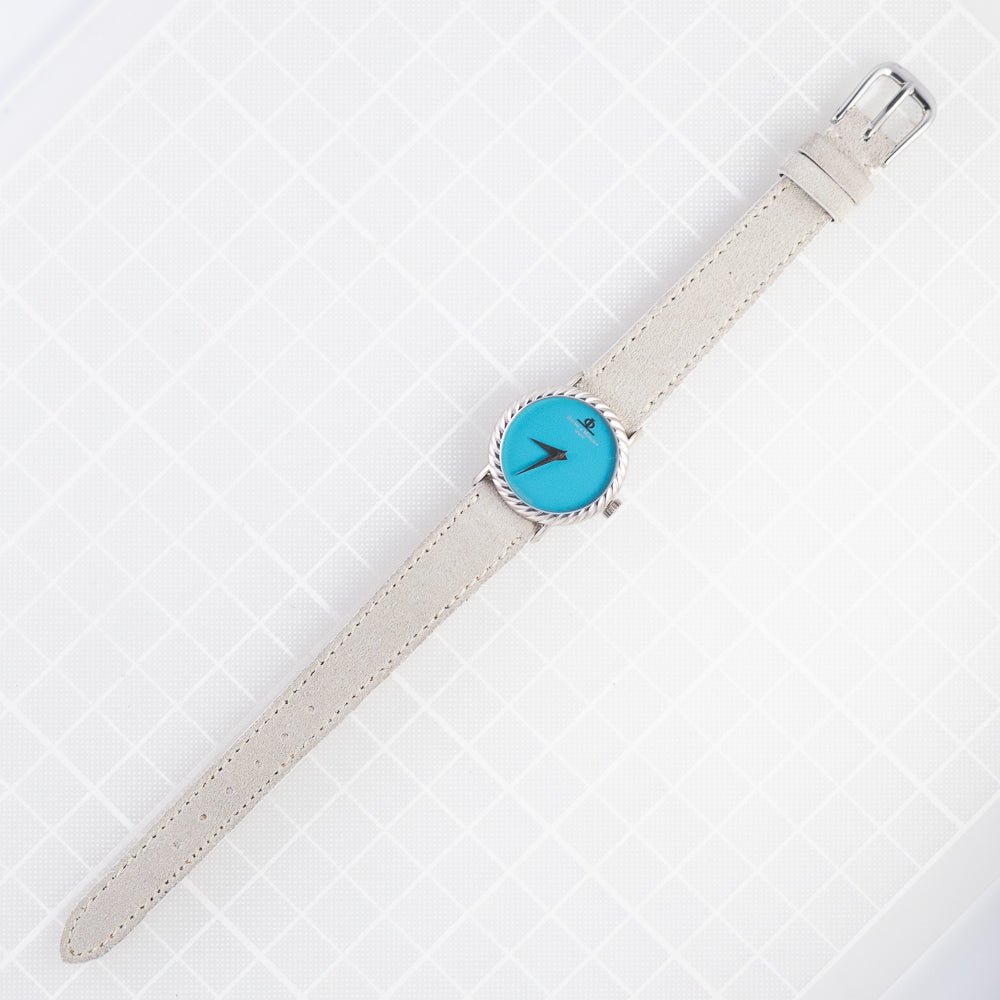 BAUME & MERCIER 18K White Gold Turquoise - Like